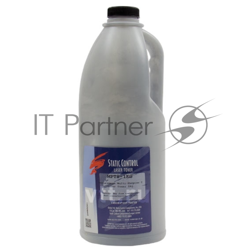 Тонер Static Control для HP LJ PM401/P2055/P3005/P3015, Bk, 1 кг, флакон