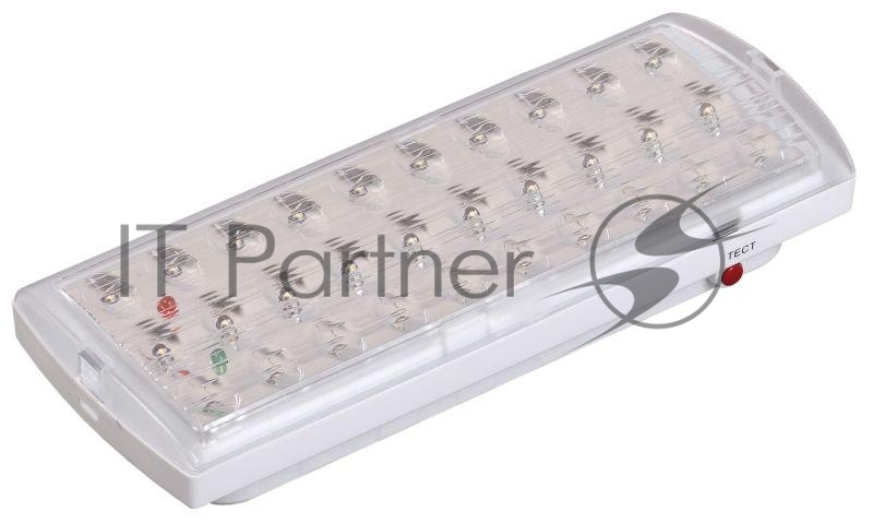 Светильник аварийный IEK LDPA0-2101-30-K01 ДПА 2101, аккумулятор, 4ч, 30LED, IP20, IEK