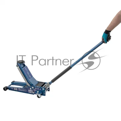 Домкрат гидравлический подкатной Stels 51136, быстрый подъем 3т low profile quick lift 75-515 мм про