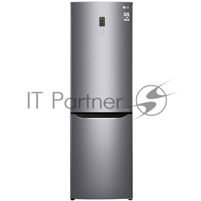 Холодильник LG GA-B419SLGL графит двухкамерный 223/79л морозилка снизу, No Frost