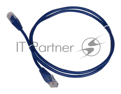 Патч-корд LANMASTER TWT UTP cat.5e, с заливными колпачками, 1.5 м, синий