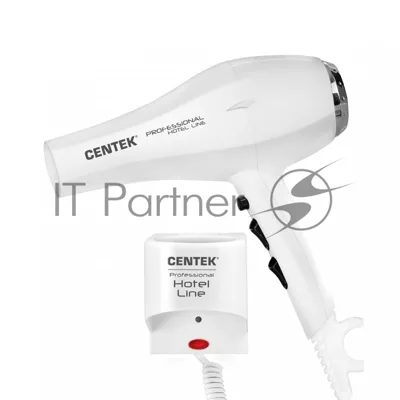 Фен Centek CT-2251 белый, 2100 Вт, ионизация