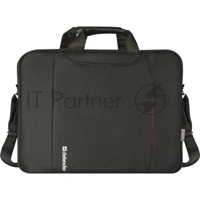 Сумка для ноутбука Defender Geek 15.6" черный, карман