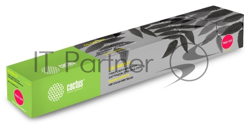 Картридж лазерный Cactus CS-TK8115Y желтый (6000 стр.) для Kyocera Mita Ecosys M8124cidn/M8130cidn