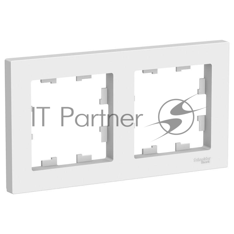 Рамка Schneider-electric AtlasDesign 2-постовая, универсальная, белый