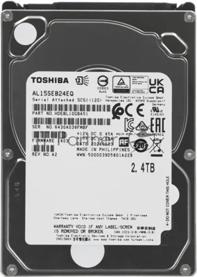 Жесткий диск HDD Toshiba Enterprise Performance 2.4Tb 10500rpm, SAS 128Mb 2.5"