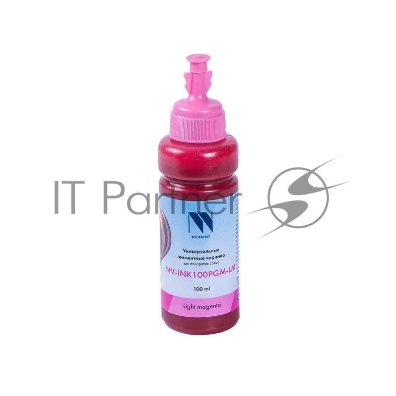 Чернила NVPrint NV-INK100 универсальные Light Magenta пигментные для аппаратов Epson (100мл) Китай