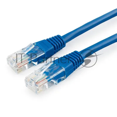 Патч-корд медный UTP Cablexpert PP10-1.5M/B cat.5e, 1.5м, литой, многожильный, синий