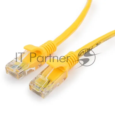 Патч-корд UTP Cablexpert PP12-20M/Y cat.5e, 20м, литой, многожильный, желтый