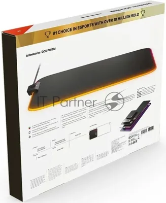 Коврик для мыши Steelseries QcK Prism Cloth Средний черный 320x270x4мм (63825)