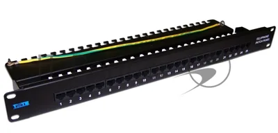 Патч-панель телефонная, 19", 1U, 25 портов RJ-45