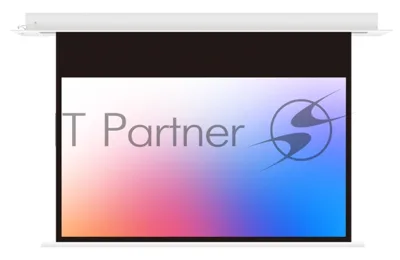 Встраиваемый экран с электроприводом Lumien Master Recessed Control 133х230 см (раб.область 125х222 см) (100") Matte White черная кайма по периметру, черная кайма сверху 48 см, триггер, RS232, IR, RF управл.в комплекте, цвет корпуса белый 16:9