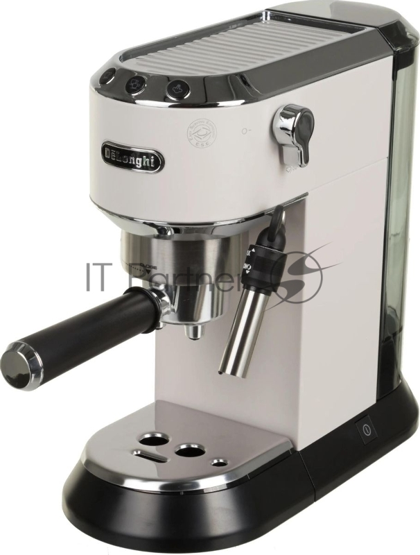 Кофеварка эспрессо DeLonghi EC685.W белый, исп. кофе - молотый/чалды, 1.1 л, 1350 Вт, 15 бар