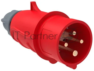 Вилка переносная IEK PSN02-016-4 ССИ-014 16А-6ч/380-415В 3Р + РЕ IP44 MAGNUM IEK