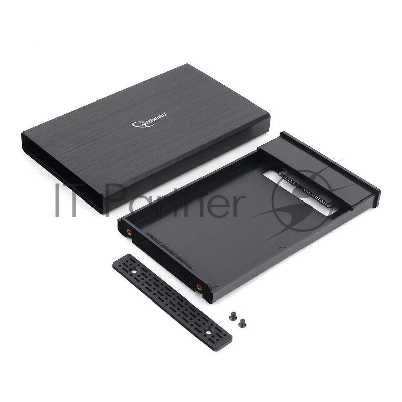 Внешний корпус 2.5" Gembird EE2-U3S-55, черный, USB 3.0, SATA, алюминий