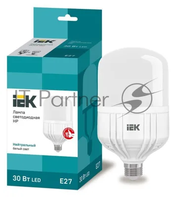 Лампа cветодиодная IEK LLE-HP-30-230-40-E27 HP 30Вт 230В 4000К E27