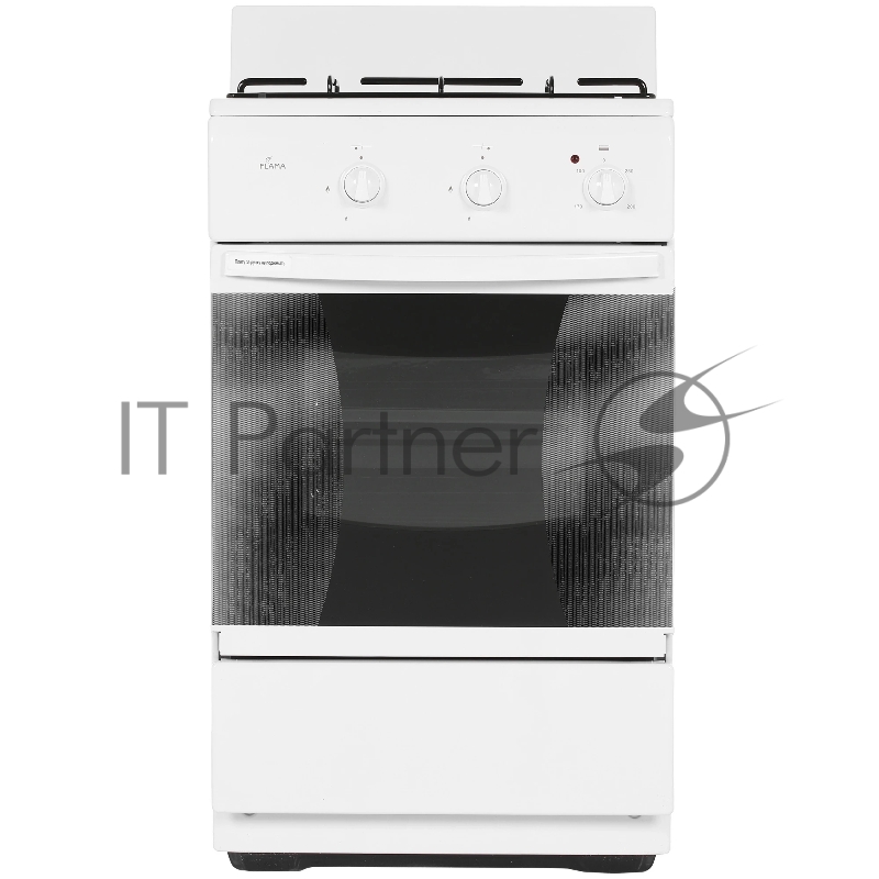 Плита комбинированная Flama CK 2202 W белый, конфорок 2 шт, духовка 30 л, 50 см x 85 см x 38 см