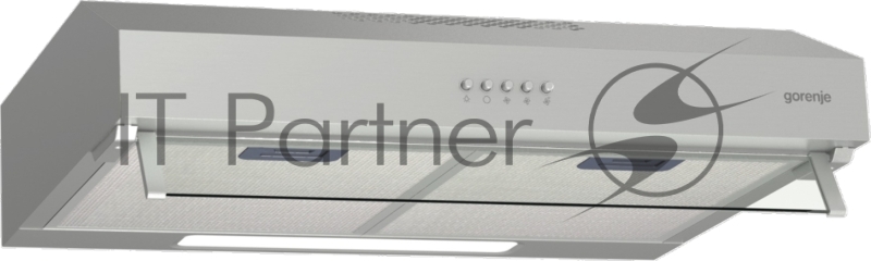 Вытяжка подвесная Gorenje WHU629EX/M нержавеющая сталь, 60 см, 249 м³/ч, 67 дБ