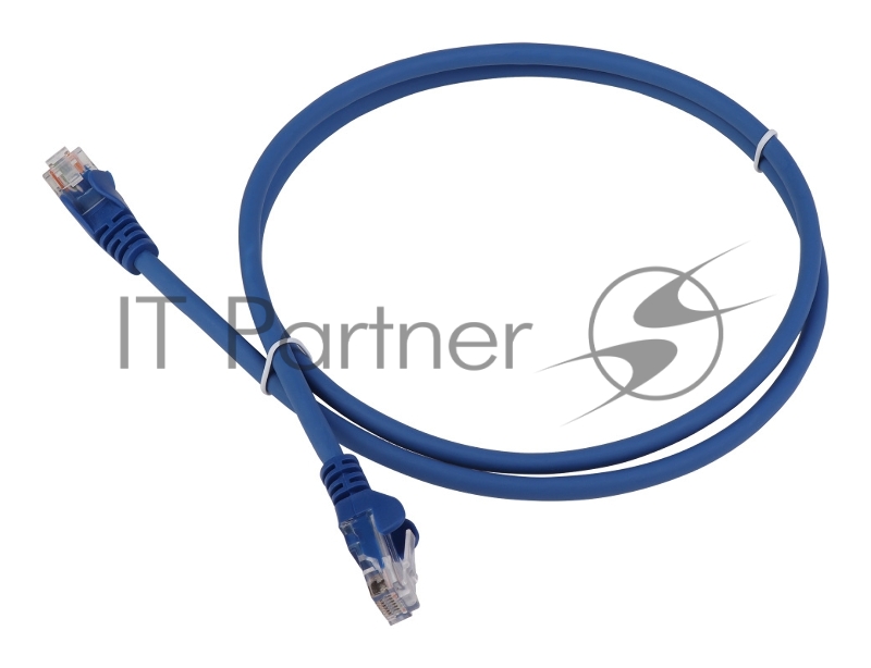 Патч-корд Lanmaster LAN-PC45/U5E-5.0-BL вилка RJ-45-вилка RJ-45 кат.5е 5м синий LSZH (уп.:1шт)