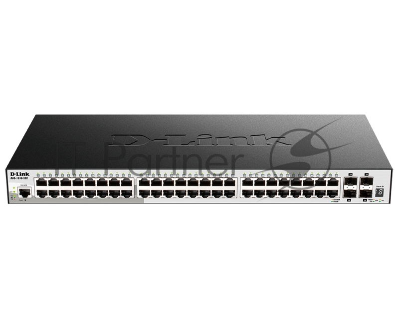 Коммутатор D-Link DGS-1510-52X/A2A, 48×1 Гбит/с + 4×10 Гбит/с SFP+, управляемый