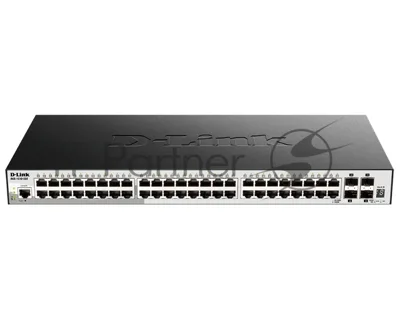 Коммутатор D-Link DGS-1510-52X/A2A, 48×1 Гбит/с + 4×10 Гбит/с SFP+, управляемый