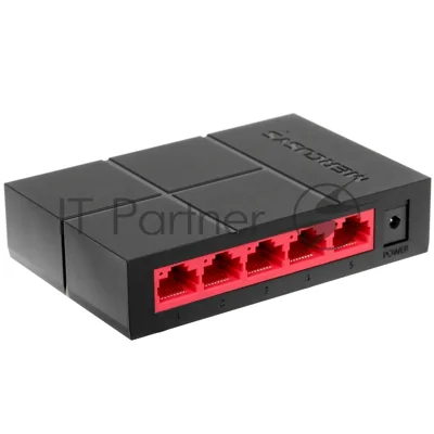 Коммутатор Mercusys MS105G, 5×1 Гбит/с, неуправляемый