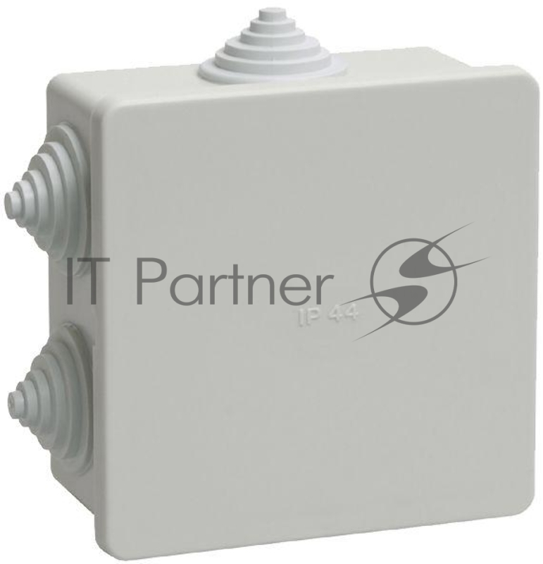 Коробка КМ41235 распаячная IEK UKO11-085-085-040-K41-44 для о/п 85х85х40 мм IP44 (RAL7035, 6 гермовводов)