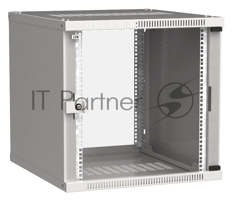 Шкаф ITK LWE3-12U64-GF LINEA WE 12U 600x450 мм дверь стекло серый