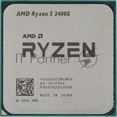 Процессор AMD Ryzen 5 3400G Soc-AM4 3.7GHz OEM