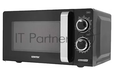 Микроволновая печь Centek CT-1575 черный, 20 л, 700 Вт, переключатели - поворотный механизм
