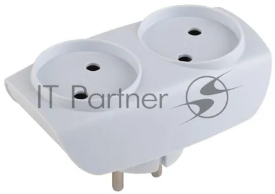 Разветвитель ЭРА C0045520 SP-2-W белый 2гн, без заземл