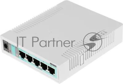 Коммутатор MikroTik CSS106-5G-1S, 5×1 Гбит/с + 1×1 Гбит/с SFP, настраиваемый