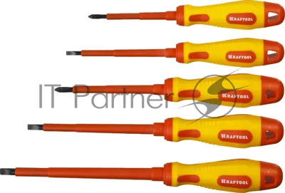 Набор KRAFTOOL EXPERT Cr-Mo-V сталь. SL: 2.5. 4. 5.5. 6.5. PH: № 1. № 2. 6 предметов