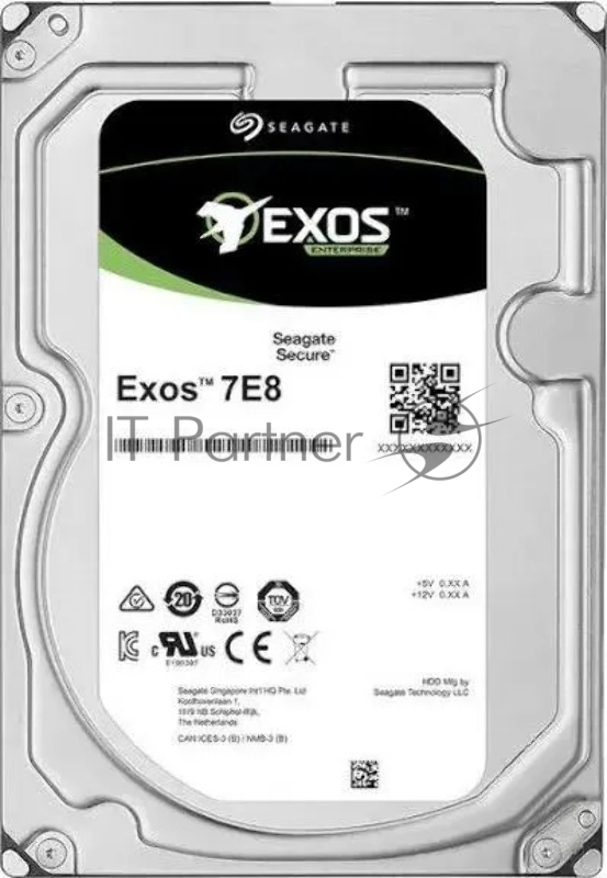 Жесткий диск HDD Seagate Exos 7E8 8Tb 7200rpm SAS 256Mb 3.5"