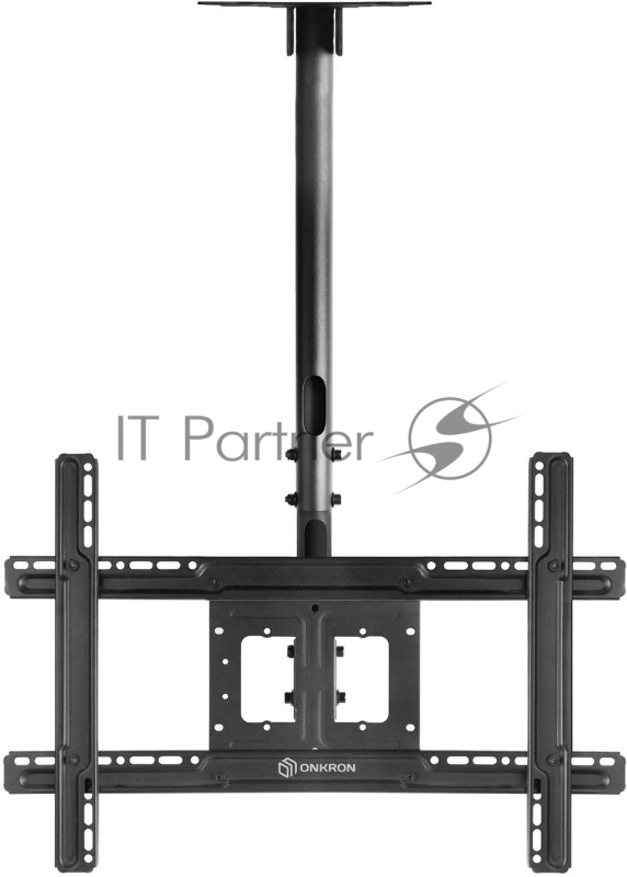 Потолочный кронштейн ONKRON N1L для телевизора 32"-80" потолочный телескопический, черный