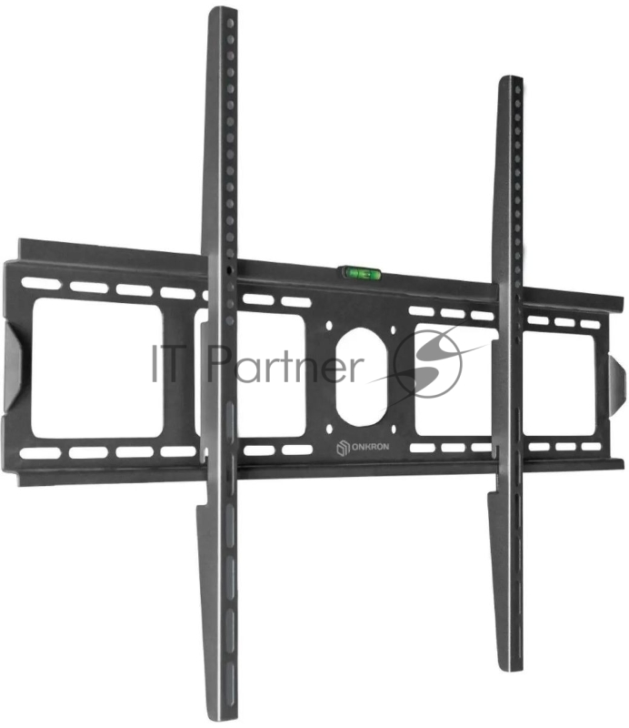 Кронштейн ONKRON UF4 55"-100" макс. 800x600, наклон 0º, поворот 0º, от стены 35мм, вес до 75кг, черный