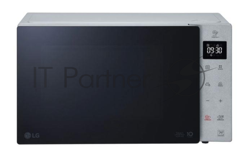Микроволновая печь LG MW25R35GISL стальной/черный, 25 л, 1000 Вт, переключатели - сенсор