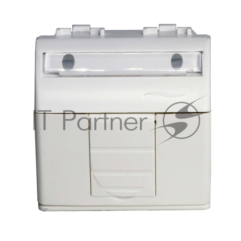 Розетка компьютерная DKC Brava 76655B R J 45 кат. 5e, белая, 2 мод