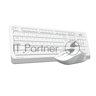 Комплект клавиатура+мышь A4Tech FStyler FG1010 беспроводной, USB, 2000 DPI, белый/серый
