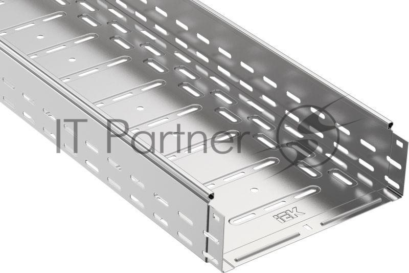Лоток листовой перфорированный 300х100 L3000 сталь 1мм IEK CLP10-100-300-3