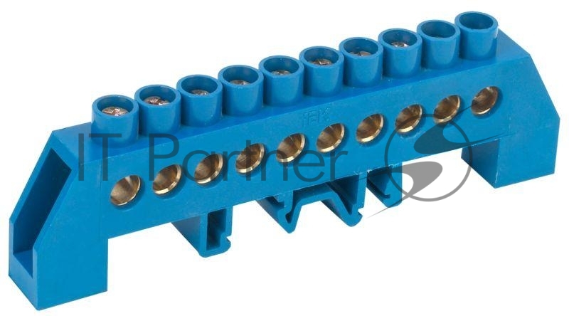 Шина нулевая в комб. DIN-изол. "Стойка" ШНИ-8х12-10-КС-С IEK YNN10-812-10DP-K07