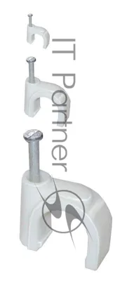 Скоба креп. круглая R6 (уп. 100 шт) IEK USK11-06-100