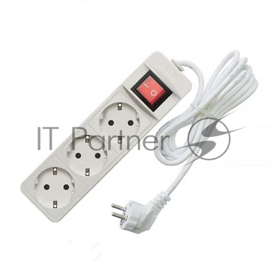 Удлинитель 3х3 м с заземл. 16А IP20 3.5 кВт с выкл. Союз 481S-8303