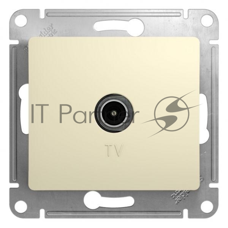 Механизм розетки TV 1-м СП Glossa 1DB беж. SchE GSL000291