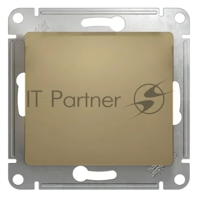 Механизм выключателя 1-кл. СП Glossa 10А IP20 10AX титан SchE GSL000411
