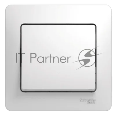 Выключатель 1-кл. СП Glossa 10А IP20 10AX в сборе белый SchE GSL000112