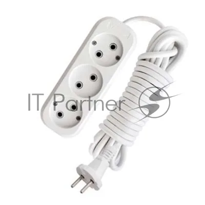 Удлинитель 3х3 м без заземл. 10А IP20 Е-203 АБС-пл. ПВС 2х0.75 UNIVersal 9631964