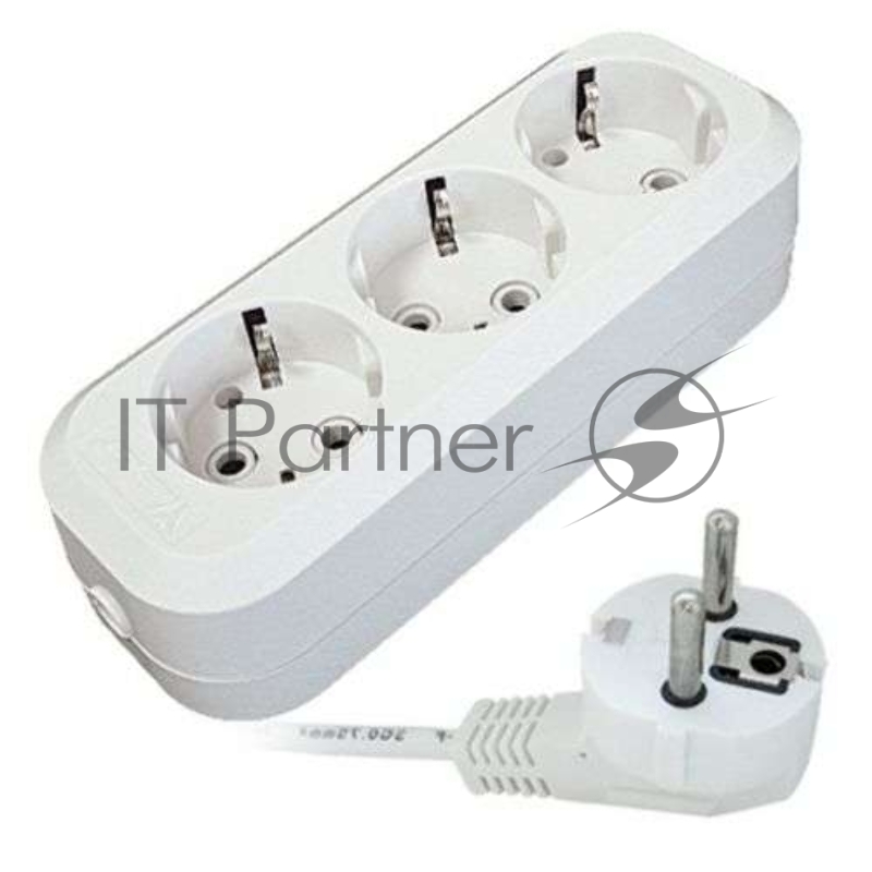 Удлинитель 3х2 м с заземл. 16А IP20 Е-303 АБС-пл. ПВС 3х1 UNIVersal 9631976