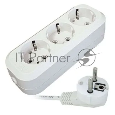 Удлинитель 3х2 м с заземл. 16А IP20 Е-303 АБС-пл. ПВС 3х1 UNIVersal 9631976