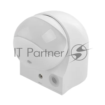 Детектор движения ДД 010 1100Вт угол. обз. 180град. IP44 бел. IEK LDD10-010-1100-001